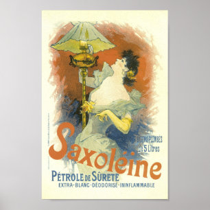 Póster Publicidad franca saxoleina vintage