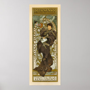 Póster Publicidad francesa de Lorenzaccio Vintage