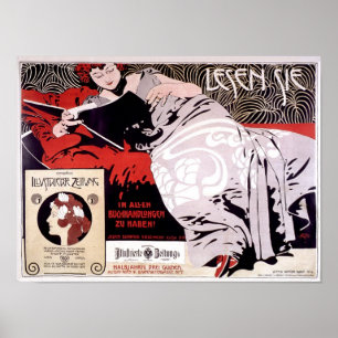 Póster Publicidad francesa vintage de Moser Kolo 1900