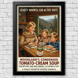 Póster Publicidad icónica de la década de 1960