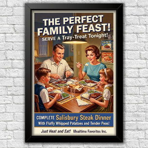 Póster Publicidad icónica de la década de 1960