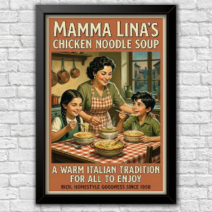 Póster Publicidad icónica de los años 60 