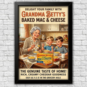 Póster Publicidad icónica de los años 60 