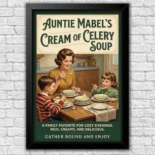 Póster Publicidad icónica de los años 60 
