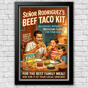 Póster Publicidad icónica de los años 60