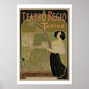 Póster Publicidad para el 'Teatro Real'