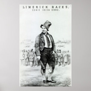 Póster Publicidad para las 'carreras de Limerick'