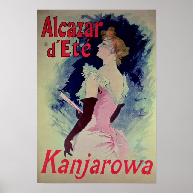 Póster Publicidad poster "Alcazar d'Ete" (Frente)
