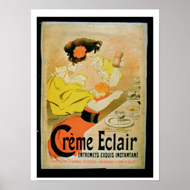 Póster Publicidad poster 'Creme Eclair Instant Dessert' (Frente)
