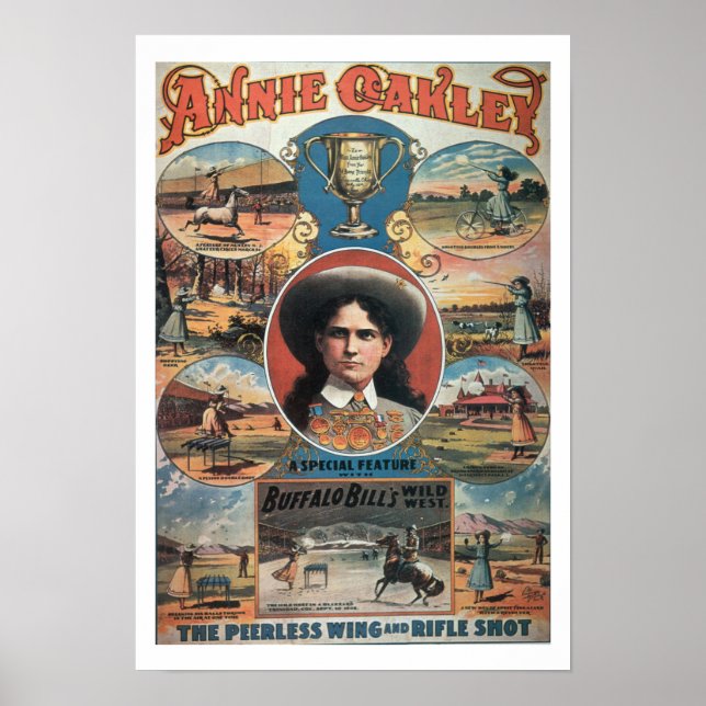 Póster Publicidad poster de Annie Oakley en Buffa (Frente)