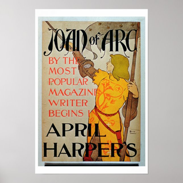 Póster Publicidad poster 'Juana de Arco' en April Harper' (Frente)