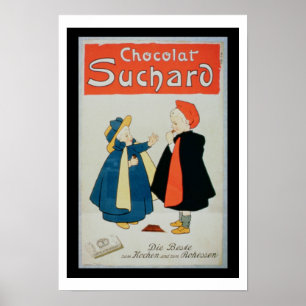 Póster Publicidad poster "Suchard Chocolate" (color claro