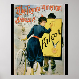 Póster Publicidad poster 'The Franco-American Bicycle Co