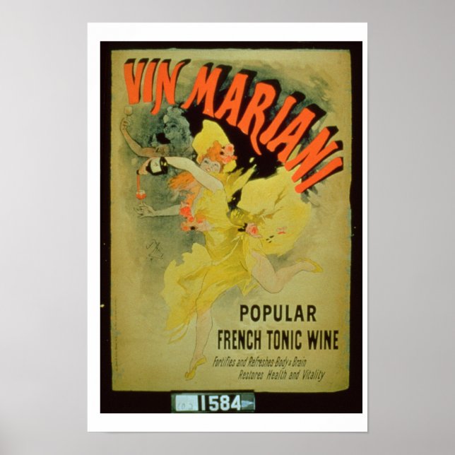 Póster Publicidad poster 'Vino Mariani, popular T frances (Frente)