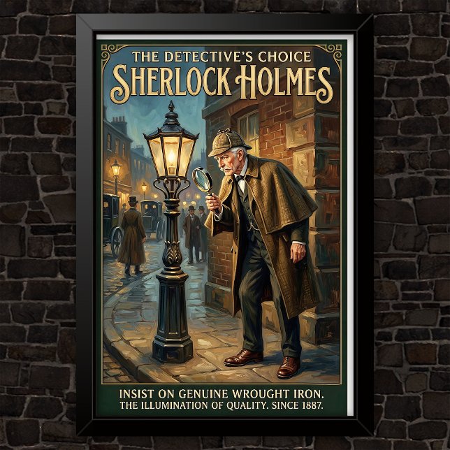 Póster Publicidad vintage de Sherlock Holmes (Subido por el creador)