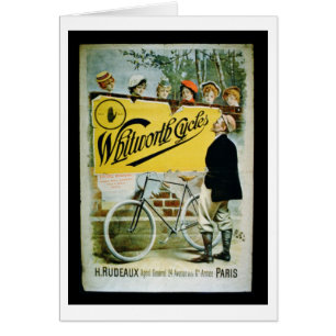 Poster publicitario "Whitworth Cycles", París (co