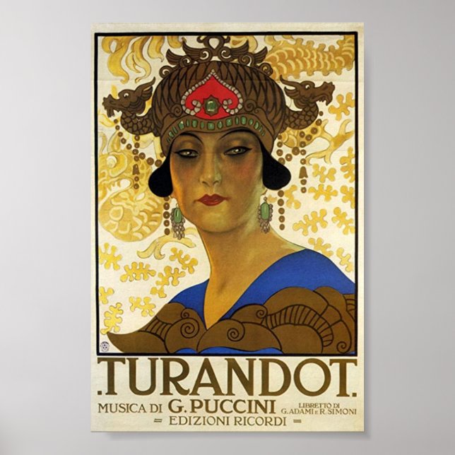 Póster Puccini / Turandot (Frente)