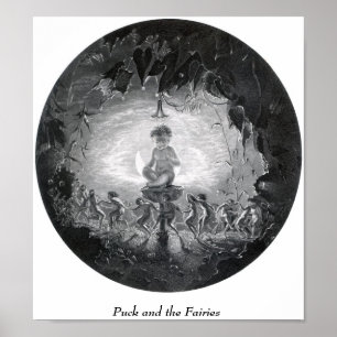 Póster Puck y las hadas