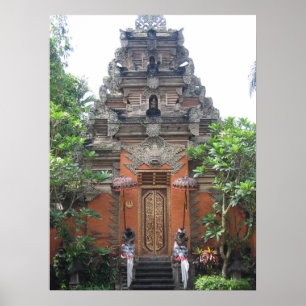 Póster Pueblo Bali de Ubud