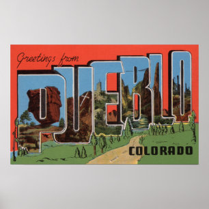 Póster Pueblo, Colorado - Grandes Escenas de letras