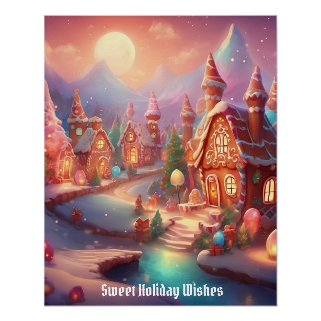 Póster Pueblo de Gingerbread (Anverso)