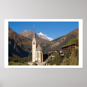 Póster Pueblo de Heiligenblut