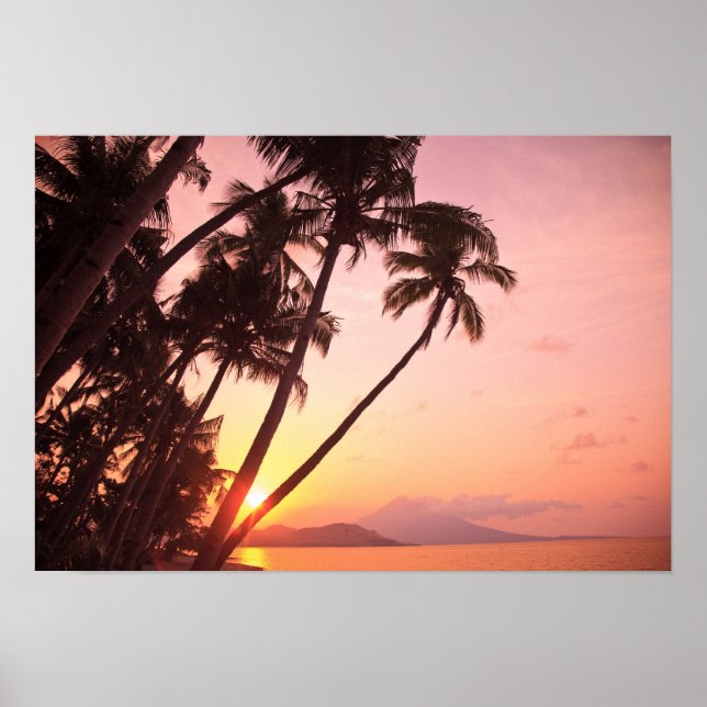 Póster Pueblo de Lewolin, Isla Illi Api, Selat Boleng (Frente)