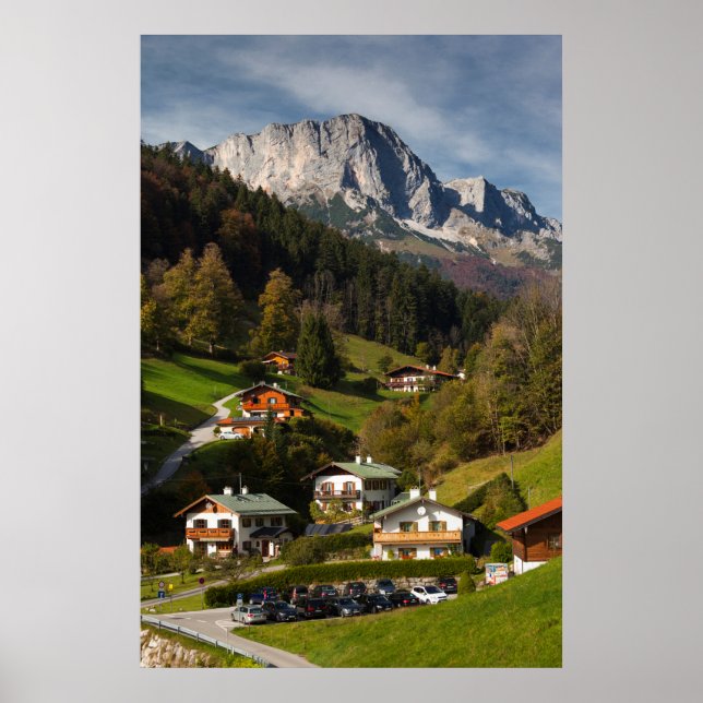 Póster Pueblo de Maria Gern, Baviera (Frente)