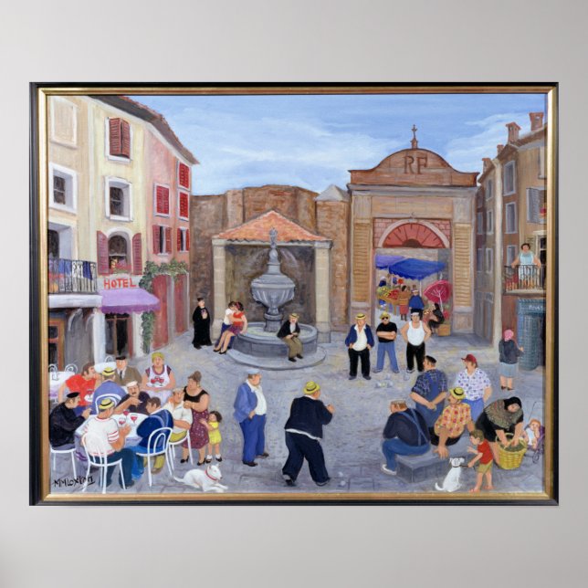 Póster Pueblo de Provenza (Frente)