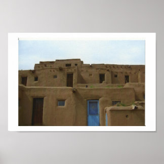 Póster Pueblo de Taos