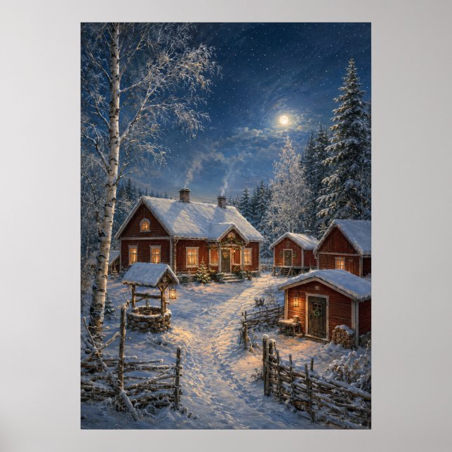 Póster Pueblo de Yuletime II - Hogar de Invierno (Frente)