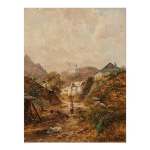 Póster Pueblo – Emil Barbarini