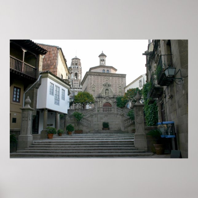 Póster Pueblo Español (Frente)