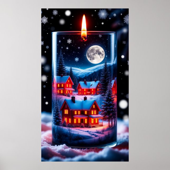 Póster 🌸 Pueblo Mágico de la Vela de Nieve (Frente)