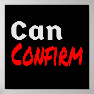 Póster Puede confirmar el humor divertido de LetterKenny