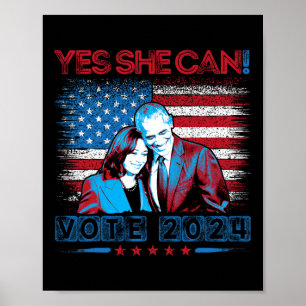 Póster Puede Harris 2024 Wheimer 2024 Vote Harris Waltz