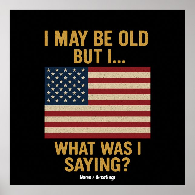 Póster Puede Que Sea Viejo Pero... Espera, Qué Estaba Dic (Frente)