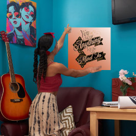 Póster Puedes Hacer Cualquier Cita De Terracotta Rosa