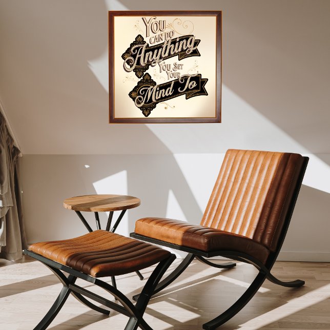 Póster Puedes Hacer Cualquier Cita Del Beige Marrón (Subido por el creador)