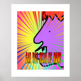 Póster ¿Puedes Oírme Ahora Poster + Mat?