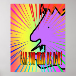 Póster ¿Puedes Oírme Poster?