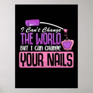 Póster Puedo Cambiar Tus Uñas