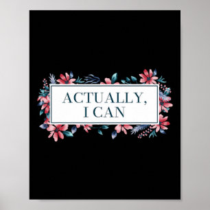 Póster Puedo feminista igualdad de género Derechos de la