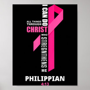 Póster Puedo hacer todas las cosas a través de Cristo Cán