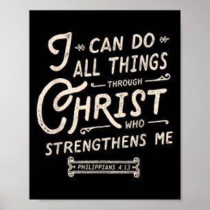 Póster Puedo hacer todas las cosas a través de Cristo Ver