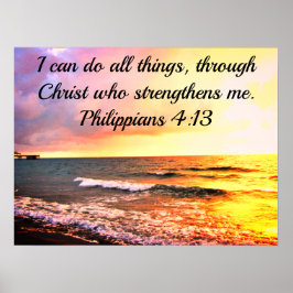 PÓSTER PUEDO HACER TODAS LAS COSAS A TRAVÉS DE LA NAVIDAD