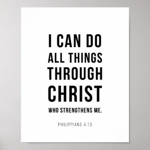 Póster Puedo hacer todas las cosas Filipenses 4:13
