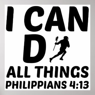 PÓSTER PUEDO HACER TODAS LAS COSAS LACROSSE