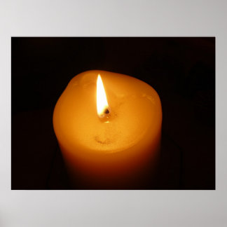 Póster ¿Puedo llegar allí con luz de velas - Imprimir
