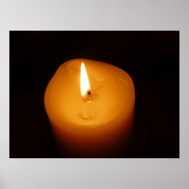 Póster ¿Puedo llegar allí con luz de velas - Imprimir (Frente)